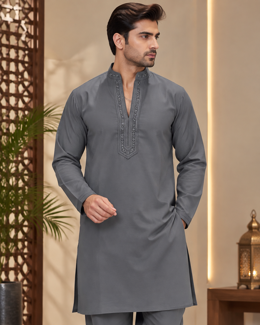 V neck suttle kurta