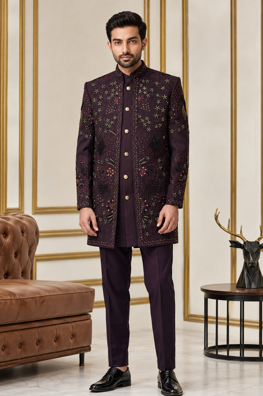 Embroidery indowestern