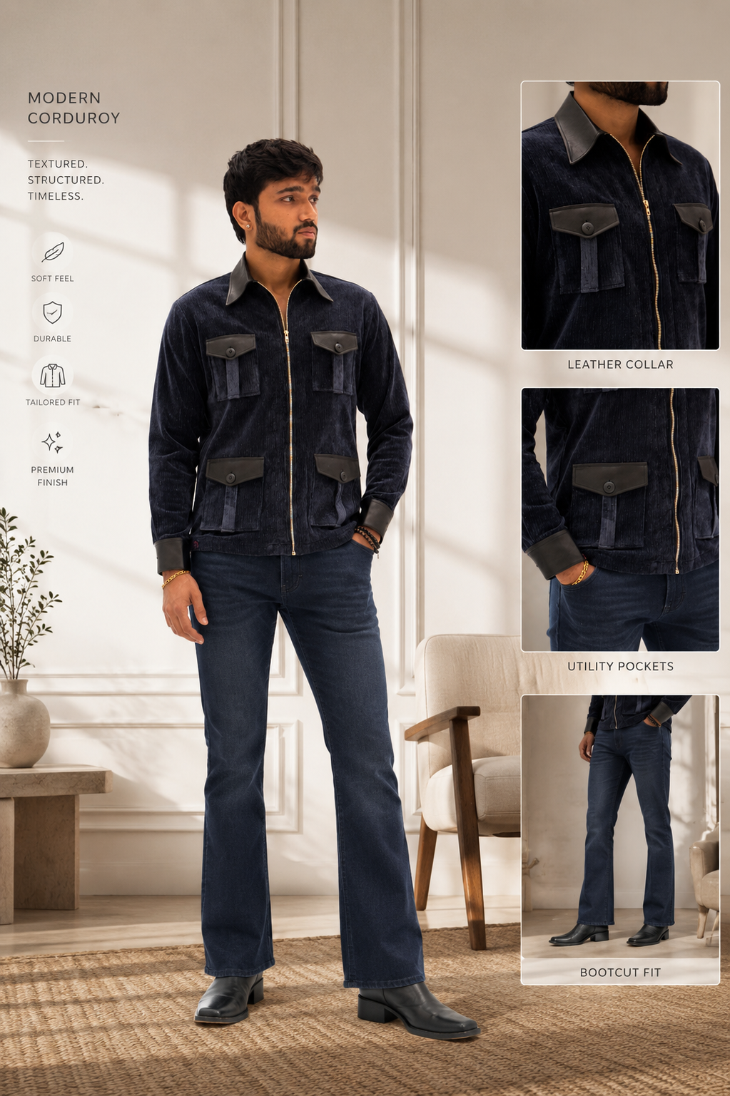 Bomber Shirt 4 Pockets