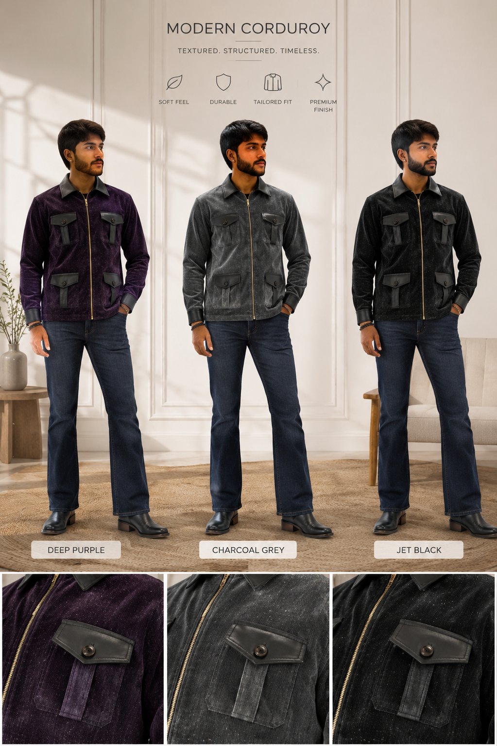 Bomber Shirt 4 Pockets