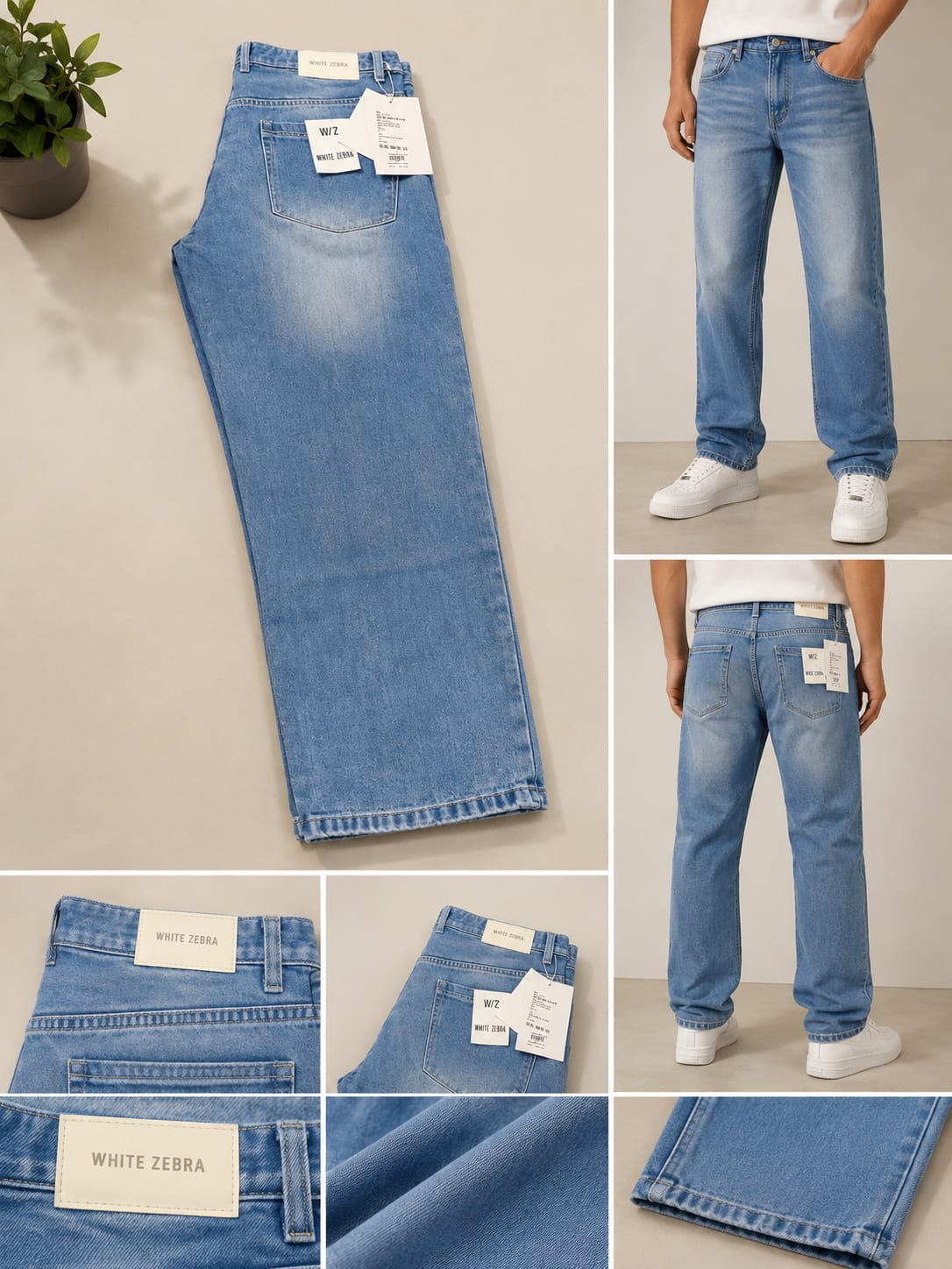 Bagg fitted shaded Denim (Copy)