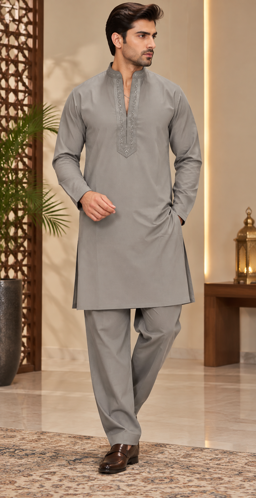 V neck suttle kurta