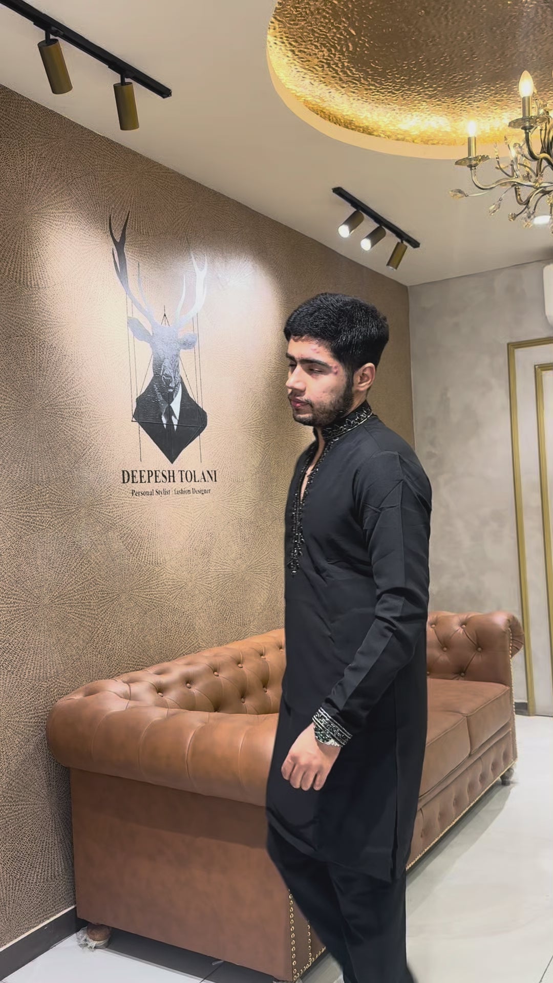 V neck japnese kurta