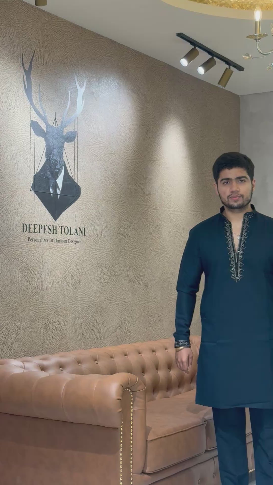 V neck japnese kurta