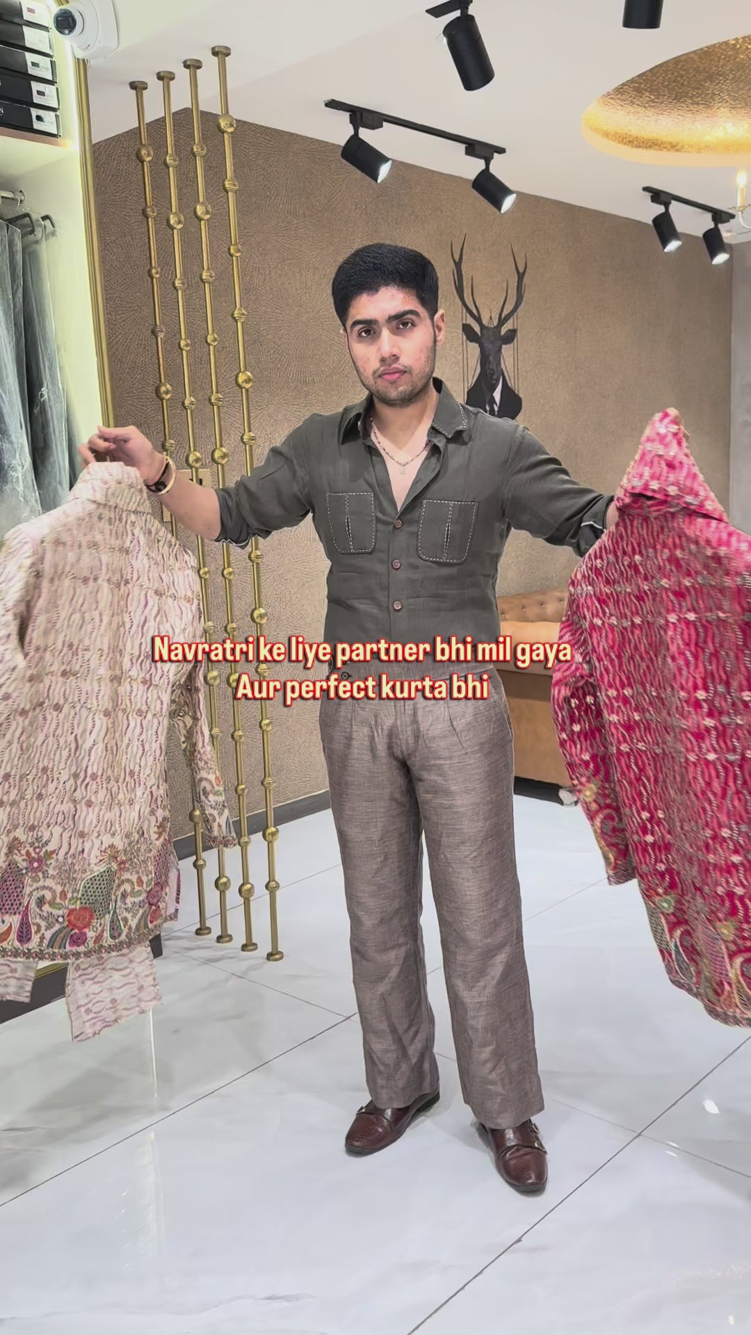 Embroidered Kurta with Dupatta