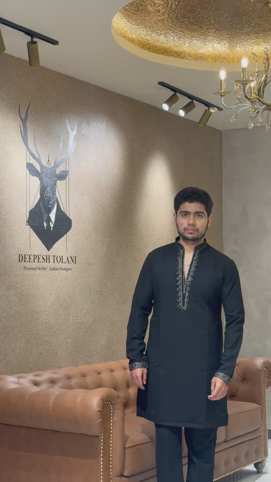 V neck japnese kurta