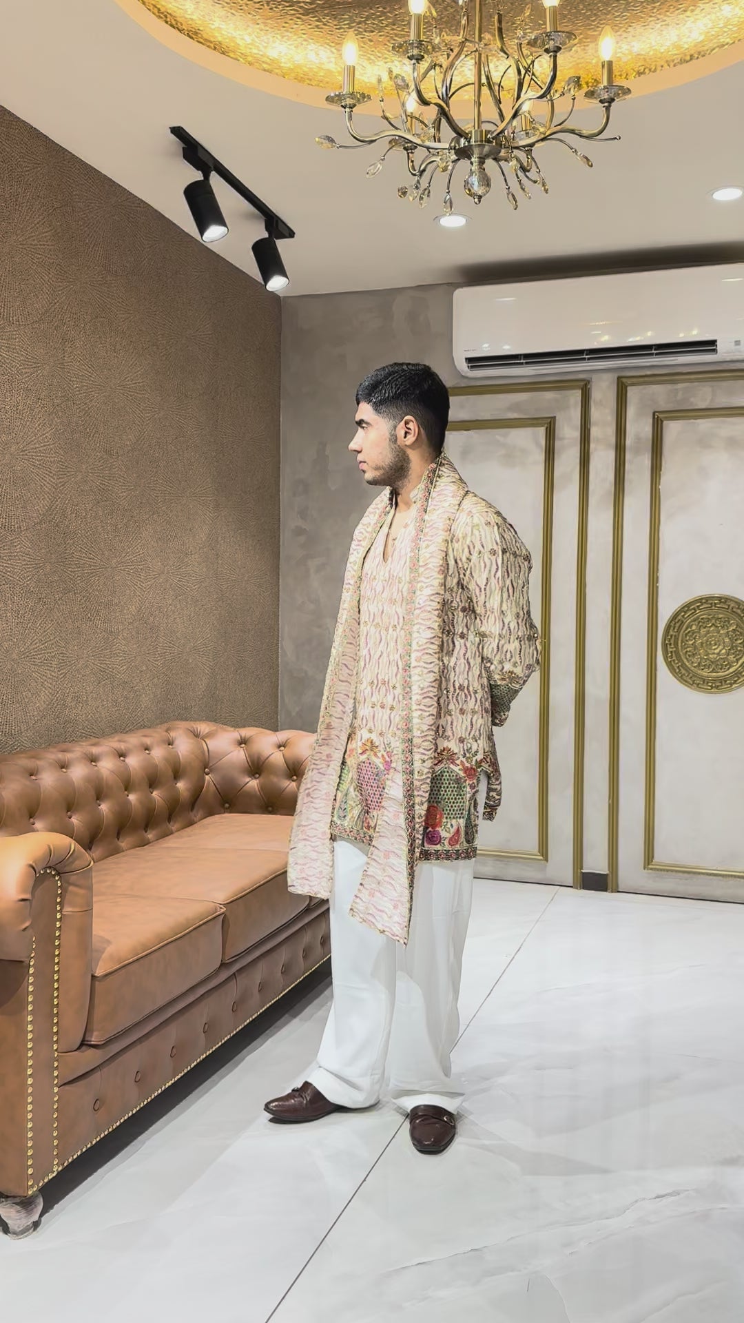 Embroidered Kurta with Dupatta